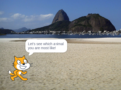 a cool Scratch project video for children to learn to code